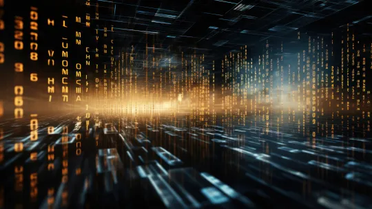 literatura-digital-viu visualizacion-conceptual-de-un-entorno-digital-que-evoca-la-literatura-con-codigos-y-luz