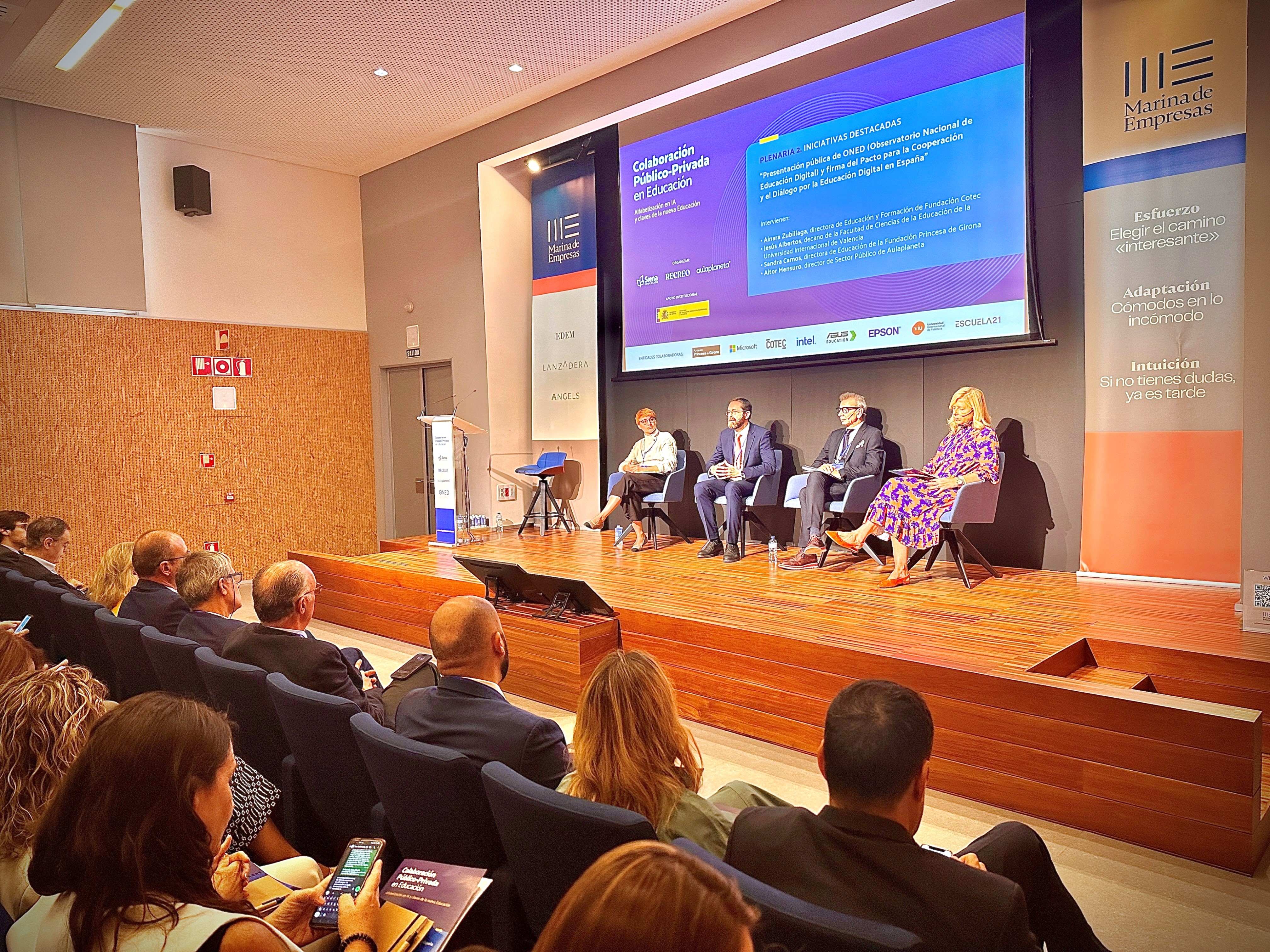 Presentación ONED - Intervención del decano de la Facultad de Ciencias de la Eduación Dr. Jesús E. Albertos