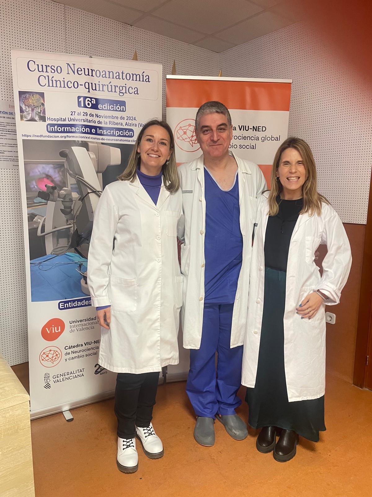 Curso de especialización en Neuroanatomía Clínico-quirúrgica en el Hospital Universitario de la Ribera- Organización