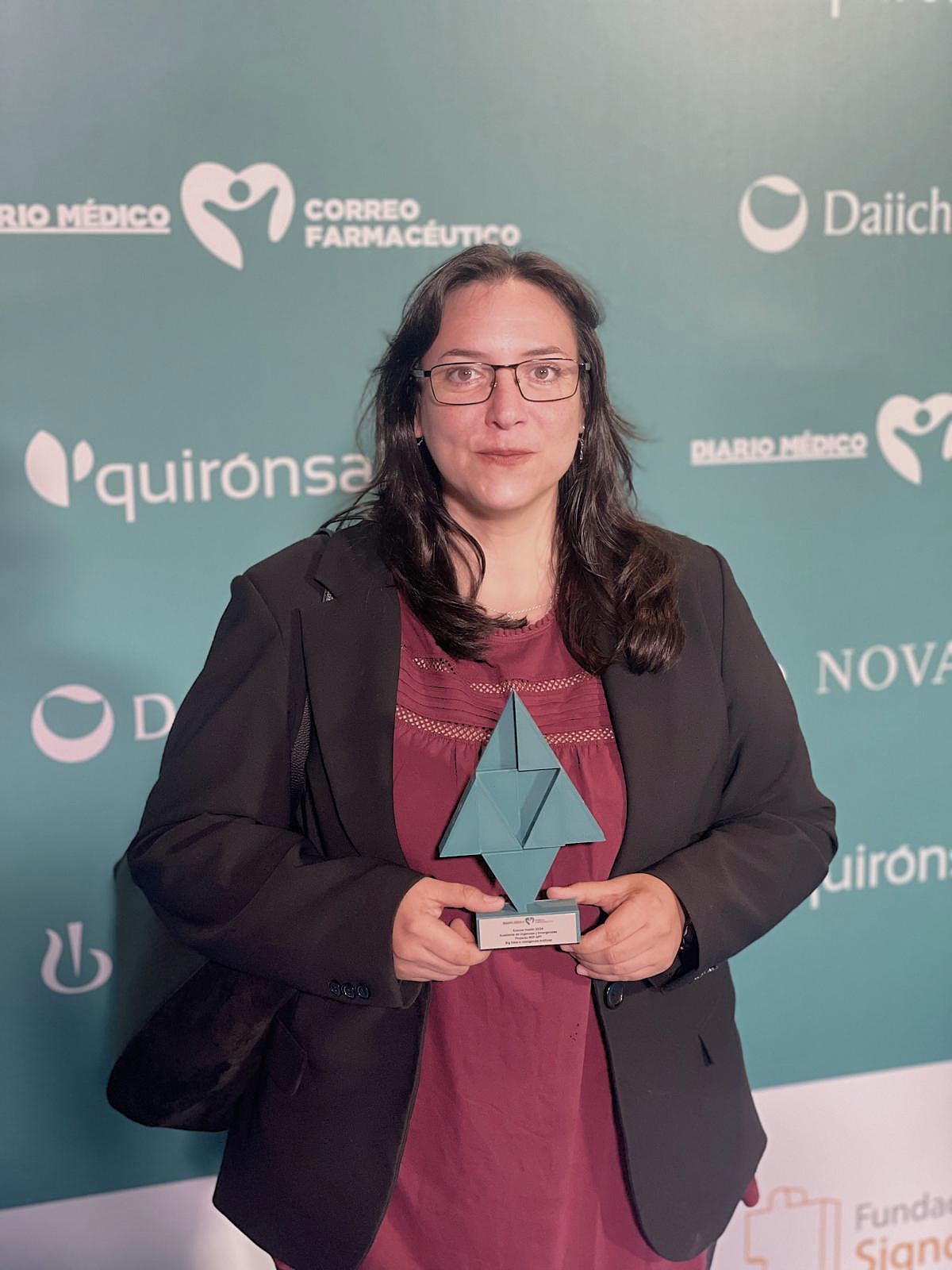 Elena Plaza Moreno, docente de VIU con su Premio ENNOVA Health 2024