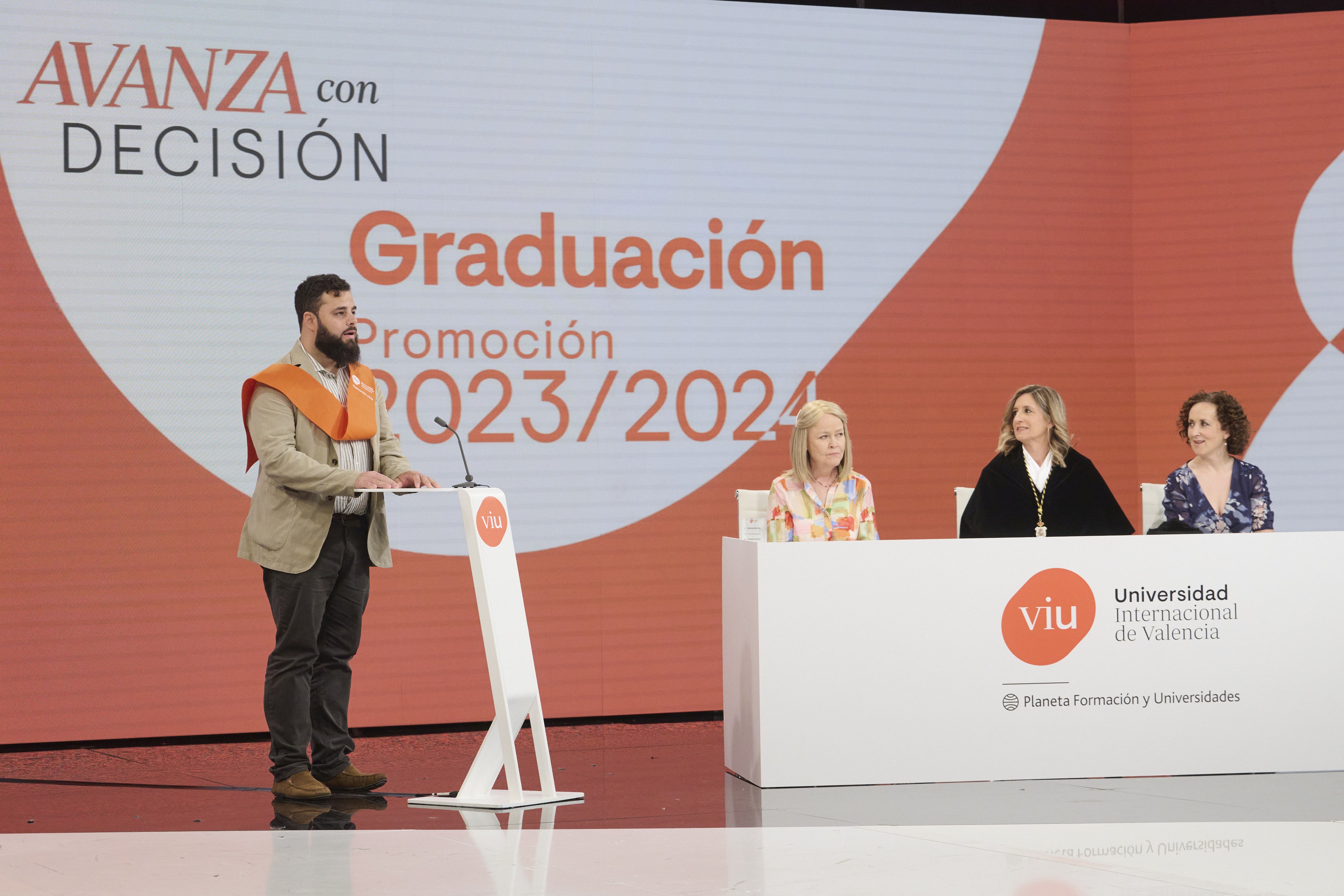 Graduación VIU 2024 - Discurso representante de los estudiantes, Pablo Arenas