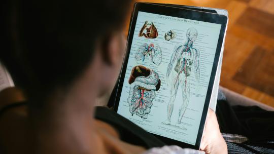 ejemplo-de-como-una-persona-esta-adquiriendo-educacion-para-la-salud-viendo-en-una-tablet-una-diapositiva-donde-aparecen-diferentes-partes-del-cuerpo-humano